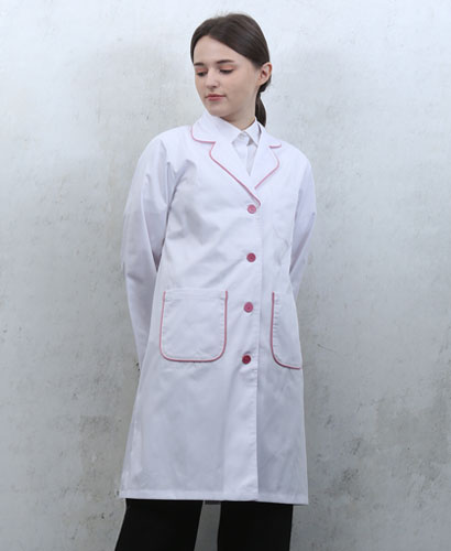 ▣ SDR-303 긴팔 핑크 파이핑 영양사