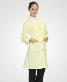 ◈ SDR-30 연노랑 핑크띠 여 의사복 ◈