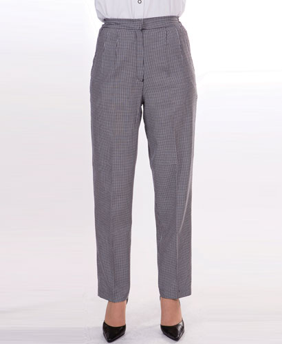 SP-17 여성 검정체크바지