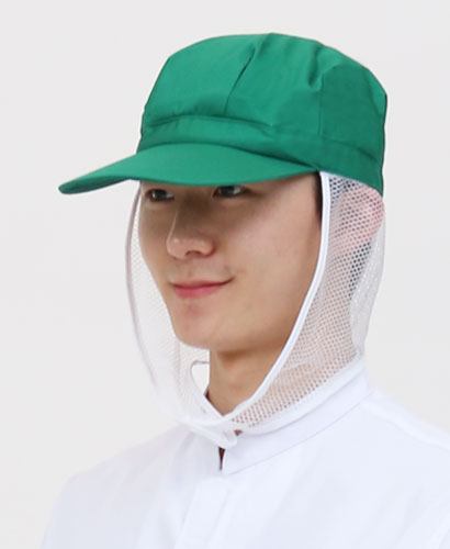 SC-245 초록 턱망사 위생모