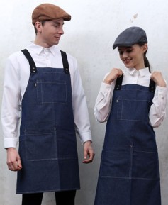 SAP-532-1 블루데님 스티치 앞치마