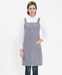 SAP-534-1 네이비줄무늬 앞치마