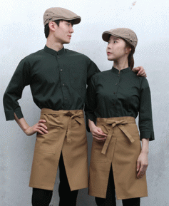 SY-723 NEW수박색 차이나 칠부 셔츠---남여공용