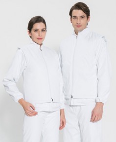 SW-101-1 화이트 방한 ★조끼ㅡㅡㅡㅡ(동절기용)