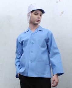 SHA-23 남 하늘 기본단색 위생복