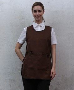 SAP-369 옆트임  커패색 원피스ㅡㅡㅡ＃ (폴리원단)