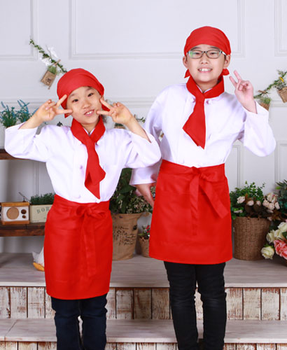 SK-32 적색 허리앞치마