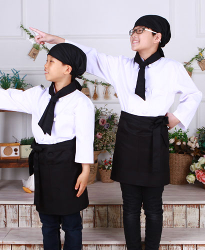 SK-30 검정 허리앞치마