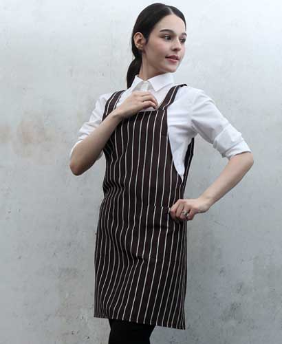AP-7905 커피줄지 H형앞치마ㅡㅡㅡ((포그니원단))