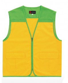 SCJ-LD21 노랑/연두 V넥조끼