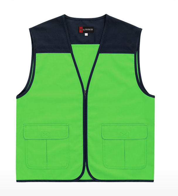 SCJ-LD21 형광연두 V넥 조끼