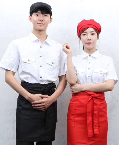 Y-858 백색무지 캐쥬얼 남방