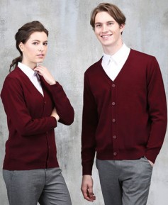 SG-12 와인 무지 가디건 (남녀공용)