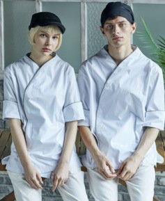 SKO-101-1 백색 스넵 스타일리쉬ㅡㅡ(칠부/반팔겸용)