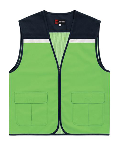 SCJ-LD23 연두V넥 조끼