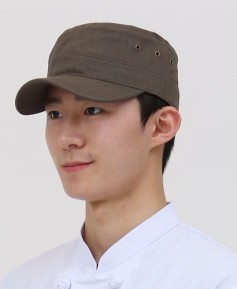 SC-955 카키 군모형 조리모자