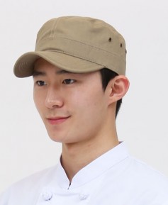 SC-955 베이지 군모형 조리모자