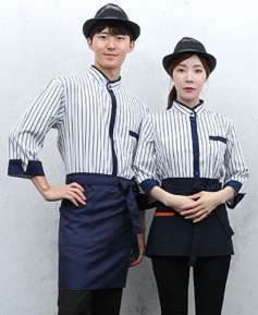 SY-739 칠부 네이비 차이나줄지셔츠