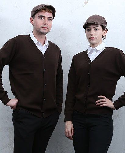 SG-90 커피 무지가디건 (남성/여성)