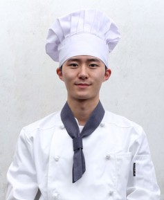 SS-126 네이비 보카시 고리형 목스카프