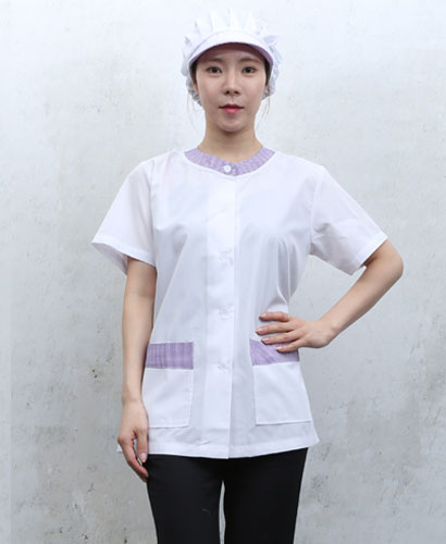 SHA-646  보라 라운드카라 반팔