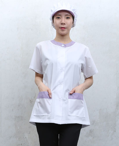 SHA-646  보라 라운드카라 반팔