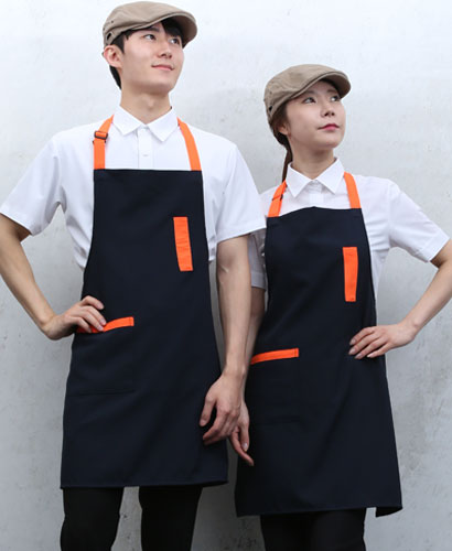 SAP-929 네이비 외주머니 배색 목걸이