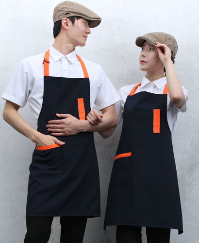 SAP-929 네이비 외주머니 배색 목걸이