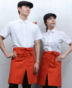 SAP-745 오렌지 앞트임 허리앞치마
