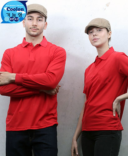 ST-19 적색 쿨론베이직 단체복 ㅡㅡㅡㅡ(주머니 없음)