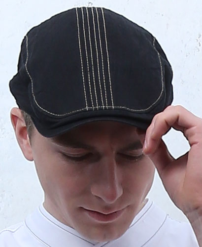 SC-503  블랙 스티치 헌팅캡