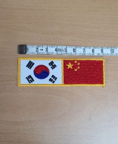 SMA-32 태극기 중국기 와펜