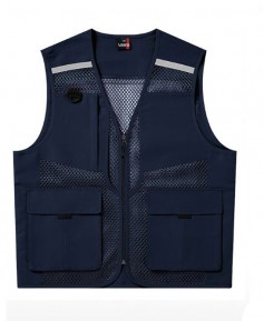 SCJ-LD473  네이비 망사 조끼