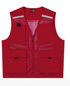 LD-473 적색 반망사조끼