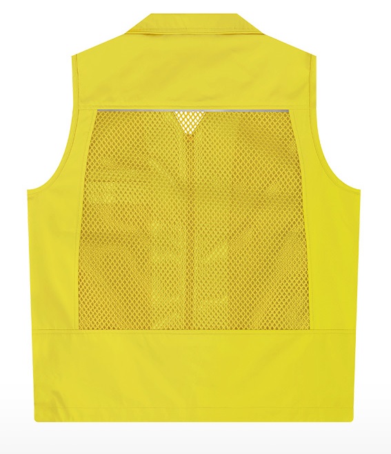 LD-360 노랑 뒤 망사조끼