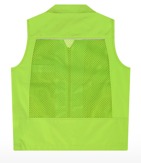 LD-360 라임 뒤 망사조끼