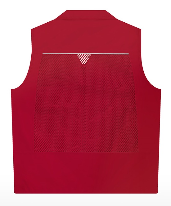 LD-360 레드 뒤 망사조끼