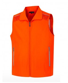 LD-360 형광오렌지 뒤 망사조끼