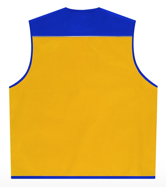 LD-22 노랑 반사 파이핑 조끼