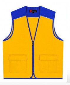 LD-22 노랑 반사 파이핑 조끼
