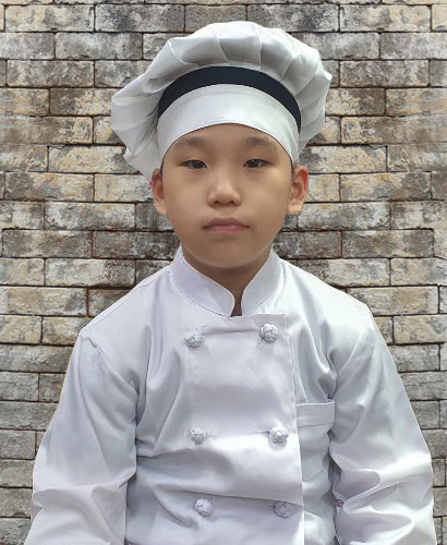 SK-61 어린이 네이비띠 쉐프모자