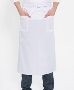 SA-407 허리 롱 화이트 앞치마