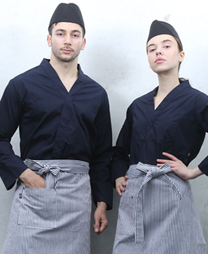 SKO-201-4 네이비 스냅 쿨 무지 쿡복