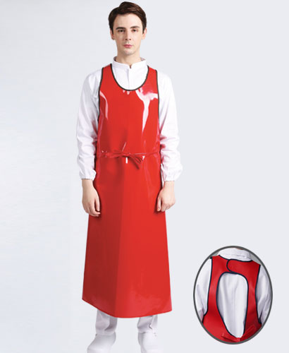 SAP-433 어깨형 방수앞치마 (특대)ㅡㅡㅡ빨강
