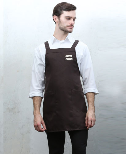 SSA-502 커피 가죽포인트 H형앞치마