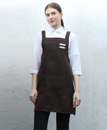 SSA-502 커피 가죽포인트 H형앞치마