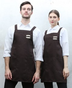 SSA-502 커피 가죽포인트 H형앞치마