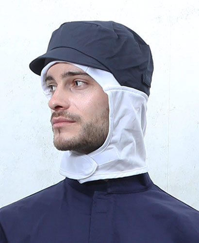 SC-332 네이비 귀걸이형 식품모자