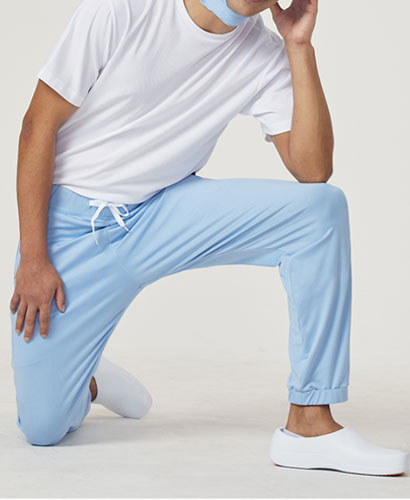 SP-113 ▣ 스카이 올 스판덱스 위생바지