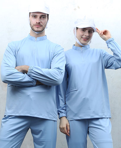 SW-168 ▣ 스카이 스판덱스  긴팔ㅡㅡㅡ 위생티[남녀공용] 101L-2